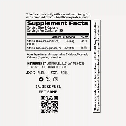 Vitamin D3 + K2